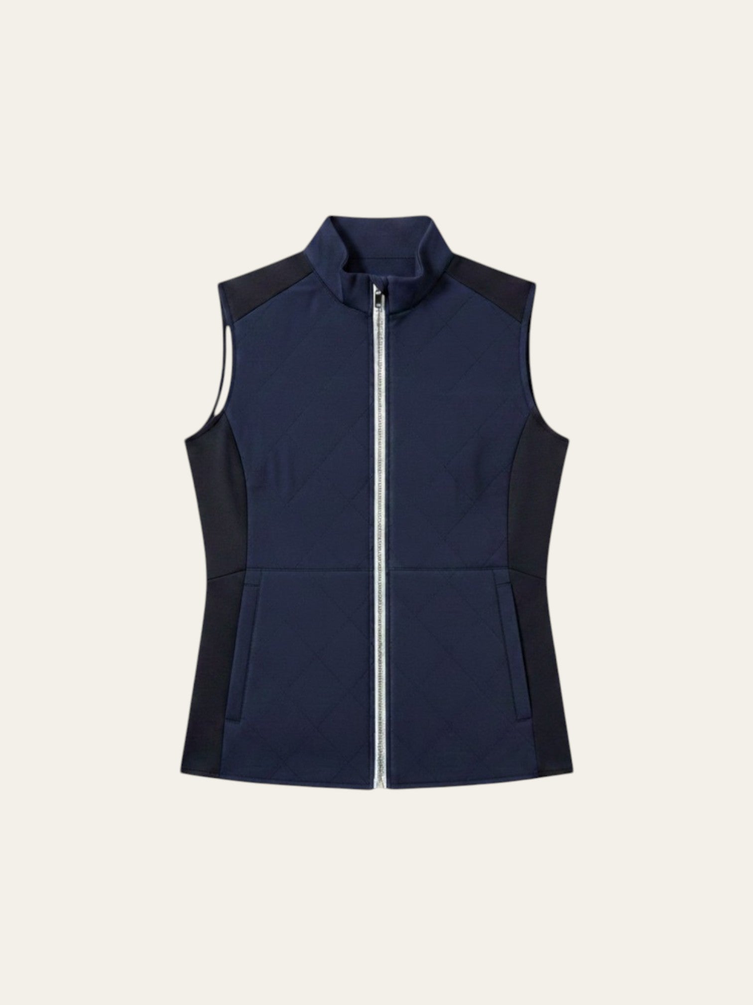 Quilted Navy Ace Golf Vest