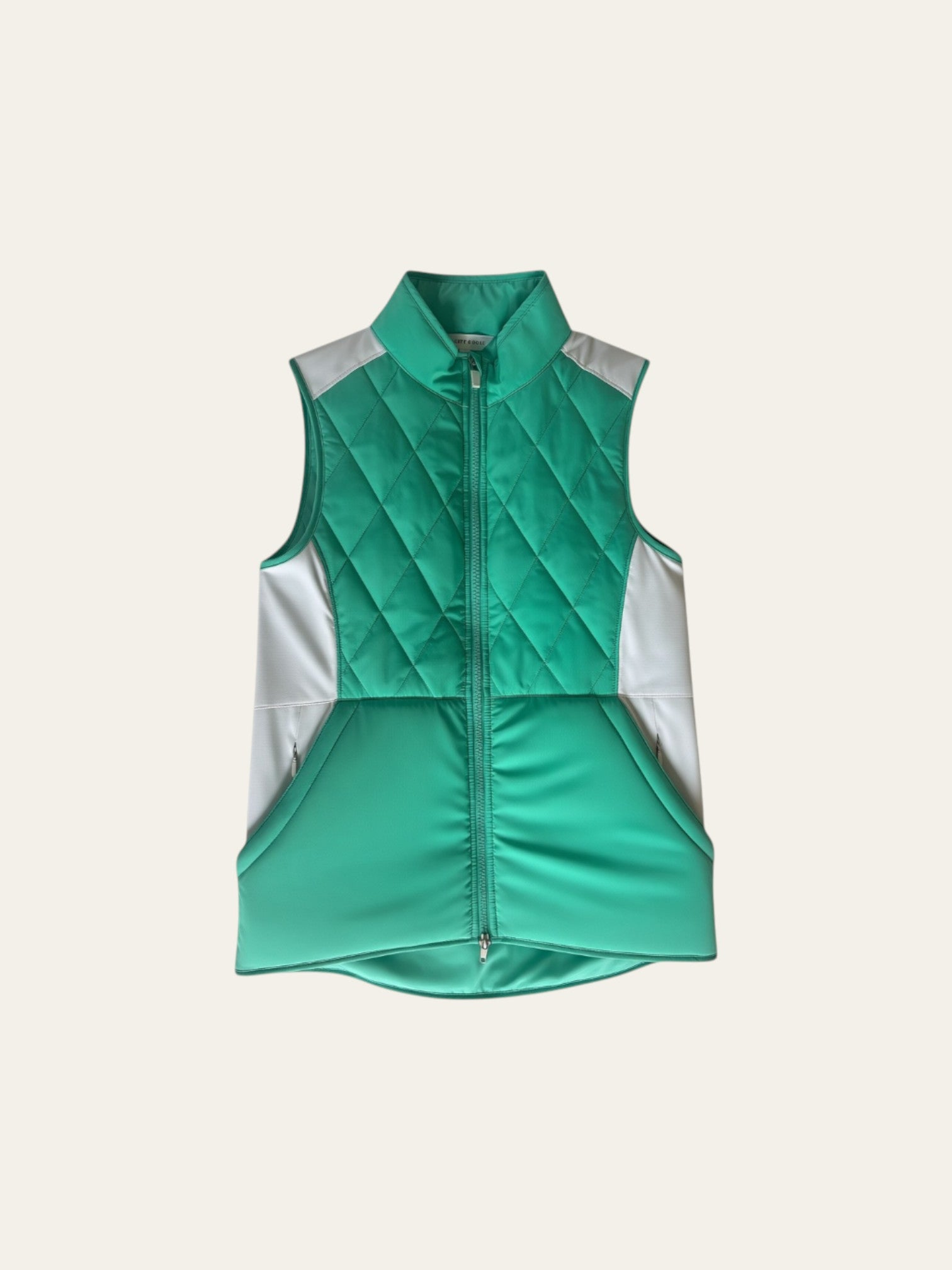 Quilted Jade Ace Golf Vest