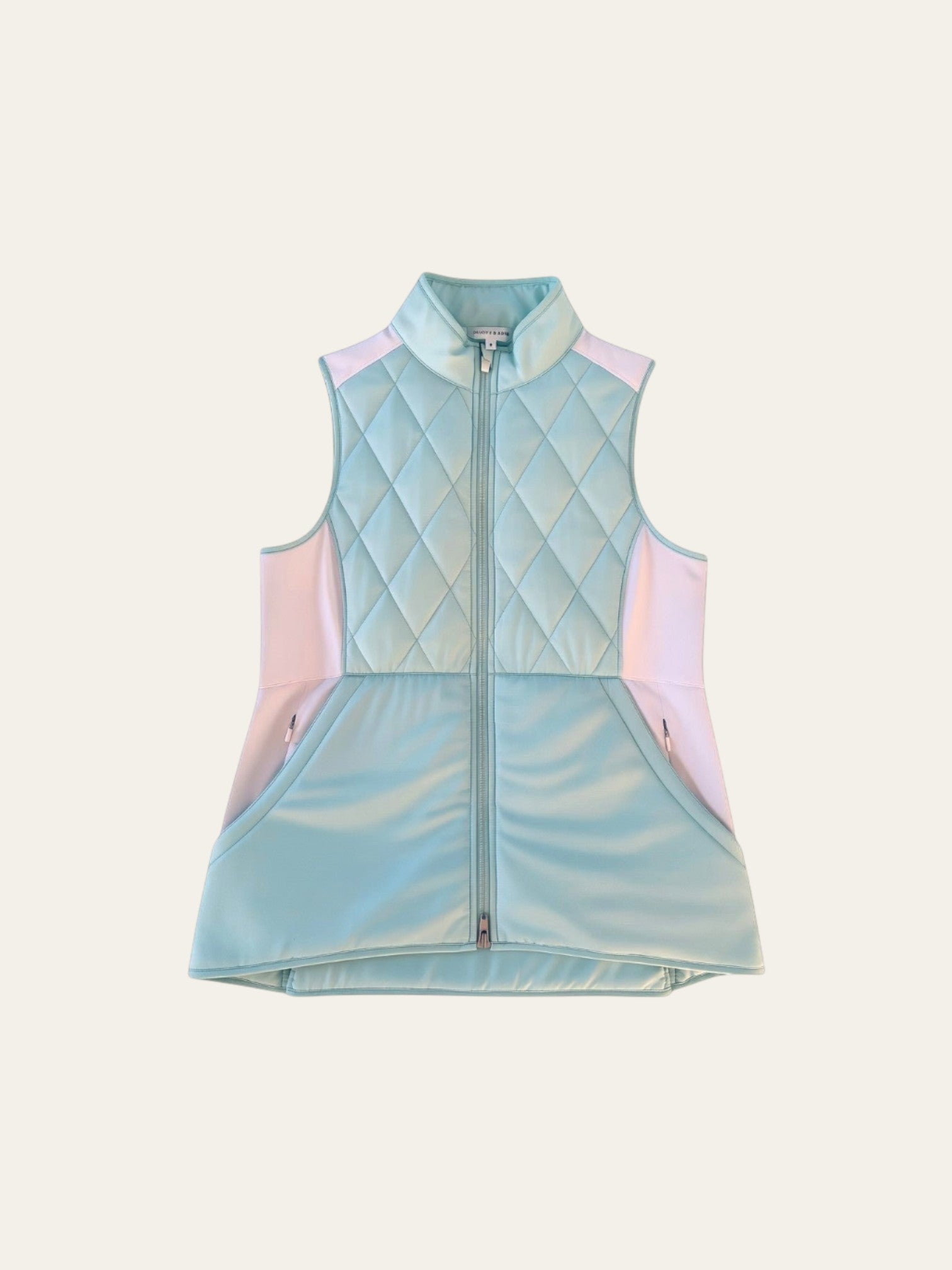 Quilted Turquoise Mint Ace Golf Vest