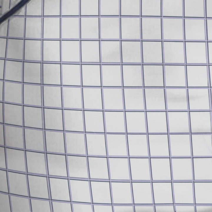Elliott & Rose white windowpane golf skort with elasticized waist and 17" length.